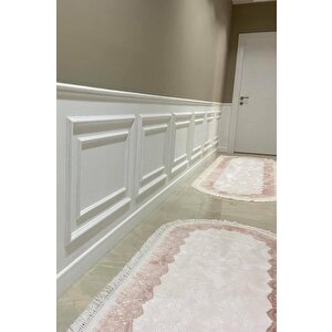 Dekoratif Boyanabilir 1 Adet 4 Cm X 120 Cm Eğimli Polistren Duvar Çıtası Salon Koridor Tablo Çıta