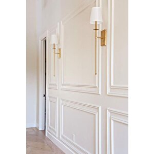 Dekoratif Boyanabilir 1 Adet 4 Cm X 120 Cm Eğimli Polistren Duvar Çıtası Salon Koridor Tablo Çıta
