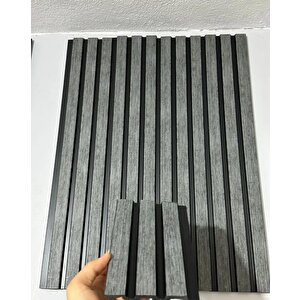 Atc Çizgili Gri Model 11cm X145cm 1 Adet Ev Ofis Konut Dekoratif Pvc Lambiri Duvar Paneli Kağıdı