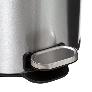 5five Simply Smart Delta Metal Pedallı 30 Lt Çöp Kutusu Çelik