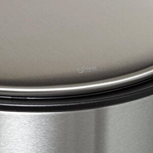 5five Simply Smart Delta Metal Pedallı 30 Lt Çöp Kutusu Çelik