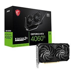 Msi Geforce Rtx 4060 Ti Ventus 2x Black Oc 8gb Gddr6 128bit Hdmi/dp Ekran Kartı