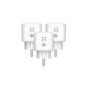 Akıllı Akım Korumalı Priz, Mobil Uygulama ile Uzaktan Kontrol Edilebilen, Zaman Ayarlı Akıllı Priz, Wi-Fi-Bluetooth, X7013-3
