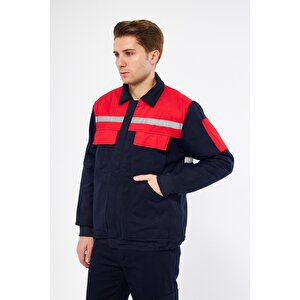 Mervem 7/7 Gabardin Robalı Mont Reflektörlü Lacivert