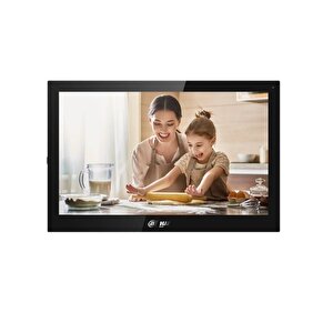 Vth5321gb-w 7" Androi̇d W-fi Dokunmatik Ekranlı Çok Yönlü Mikrofon Villa Tipi İntercom İç Ünite Siyah