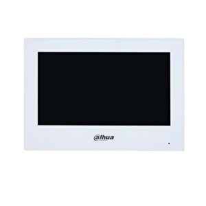 Vth2621gw-p 7" Tft Lcd Dokunmatik Ekran Çok Yönlü Mikrofon Villa Tipi İntercom İç Ünite Beyaz Kasa