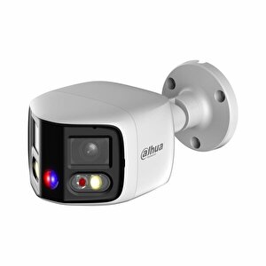 Ipc-pfw3849s-a180-as-pv 2x4mp Tioc Duo 180° Süper Geniş Açı Sesli Metal Kasa Fullcolor Ir Bullet Ip Kamera