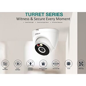 Dahua Dh-t2a-pv 2mp 2.8mm Sabit Lens Sd-kart Desteği İnsan Algılama Dahili Mikrofon Ve Sesli Wifi Ip Kamera