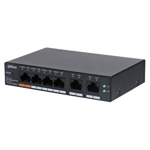 Cs4006-4et-60 4 Port Poe 2 Port Uplink Uplink Yönetilebilir Poe  Switch 60w