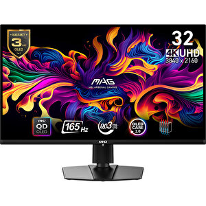 Mag 321up Qd-oled 31.5 3840x2160 165hz 0.03 Ms (gtg) Hdmi Dp Type-c True Black 400 Qd-oled  Gaming Monitor