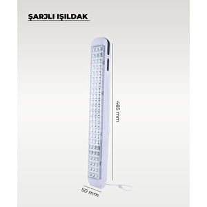 69 Ledli Şarjlı Işıldak Beyaz Işık