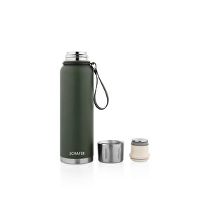 Schafer Steely Termos 1 L- Yeşil