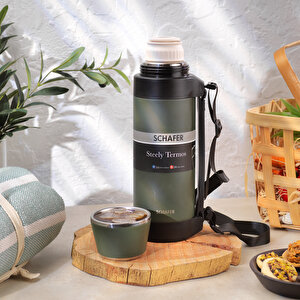 Steely Termos 1.5 L-yeşil