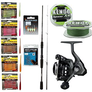 Yekoutdoor Silikonlu Lrf Seti Okuma Wave Power 213 Cm 0-8 Gr Lrf Kamışı&okuma Acuador Acu-1000a 3+1bb Olta Makinesi
