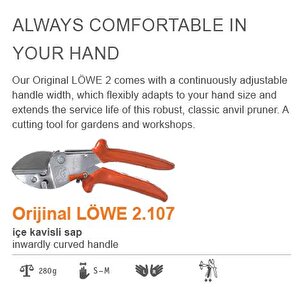 Löwe 2.107 Budama Makasi - Made İn Germany
