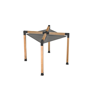 14 X 14 Ahşap Kirişler Için Xflex 4 Kollu Pergola Orta Çapraz Braketi