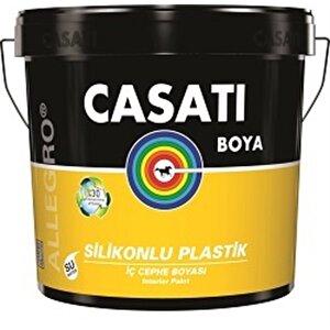 Allegro Silikonlu Plastik İç Cephe Boyası C001 Beyaz 10 Kilogram