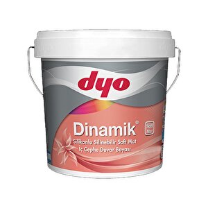 Dinamik Soft Mat Silikonlu İç Cephe Boyası 7565 Buz Gümüşü 2.5 Lt