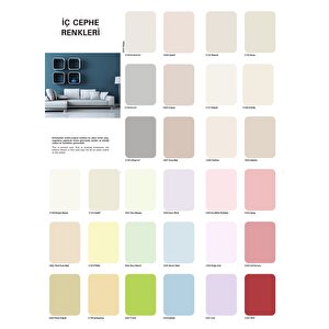 Silikonlu Mat İç Cephe Boyası C822 Özel Kum Beji 15 Lt