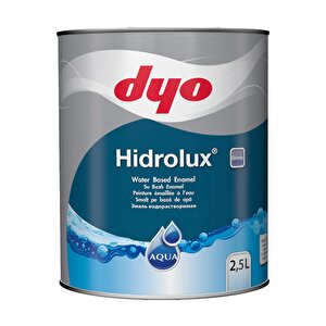 Hidrolux Su Bazlı Parlak Ahşap Ve Metal Boya 0001 Beyaz 2.5 Lt
