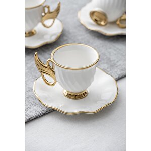 Jade 6 Kişilik Kahve Fincanı Takımı - 90 Ml