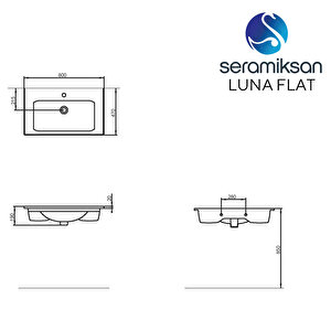 Alpu Yuvarlak Aynalı Banyo Dolabı Beyaz 80 Cm