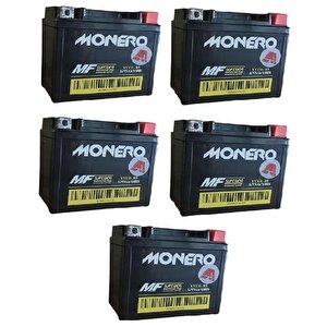 Monero Ytx5l 5alçak Motosi̇klet Aküsü 5 Li̇ Paket Ebatlar:113*68*105mm