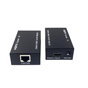 Hdmi To Cat6 Extender 60metre Uzatıcı