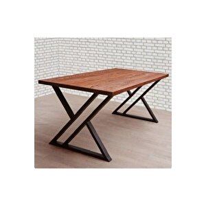 Mavitrend Dekoratif Metal Masa Ayağı Kütük Masa Ayağı Mobilya Ayakları Yükseklik 70 Cm Genişlik 60 Cm