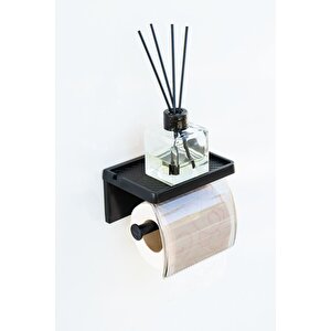 Yapışkanlı Kapaklı Tuvalet Kağıdı Askısı - Banyo Tuvalet Kağıtlığı Ve Peçetelik Organizer