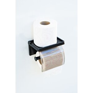 Yapışkanlı Kapaklı Tuvalet Kağıdı Askısı - Banyo Tuvalet Kağıtlığı Ve Peçetelik Organizer