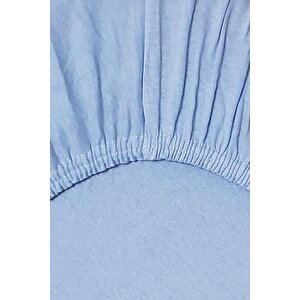 60 X120 + 15 Cm Pamuklu Ve Lastikli Fittet Penye Bebek Çarşafı