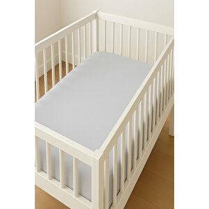4 Adet 50 X 90 + 10 Cm Anne Yanı Lastikli Penye Kumaş Bebek Çarşafı
