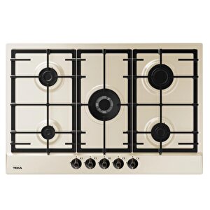 Gsc 75330 Rbc Vn 70cm Country 5 Gözlü Krem Ankastre Ocak