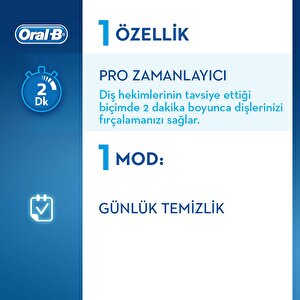 Oral-b D100 Vitality Cross Action Şarjlı Diş Fırçası - Siyah