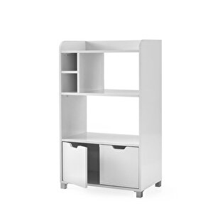 Buket Çok Amaçlı Mutfak Fırın Kiler Dolabı Demonte 72x42x121cm Beyaz