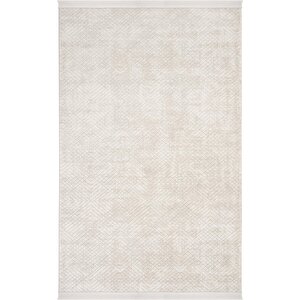 Tiga 1615 Krem Halı Yolluk Yatak Odası Halı Dokuma Salon Halısı Antre Koridor Halısı 160x230 cm