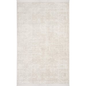 Tiga 1615 Krem Halı Yolluk Yatak Odası Halı Dokuma Salon Halısı Antre Koridor Halısı 120x180 cm