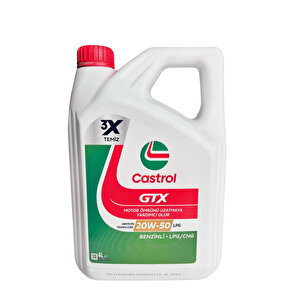 Gtx 20w-50 Benzinli-lpg 4 Litre