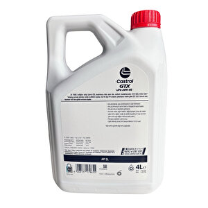 Gtx 20w-50 Benzinli-lpg 4 Litre