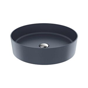 Loop Masa Üstü Çanak Lavabo Basalt Mat 45cm