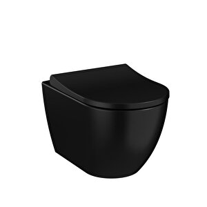Vitra S60 Asma Klozet Smoothflush Mat Siyah 7510b083-0090 Beyaz