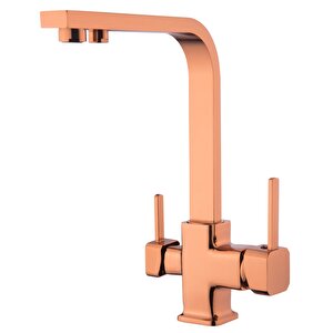 Rose Gold Kare Borulu Aritmali Evye Bataryasi