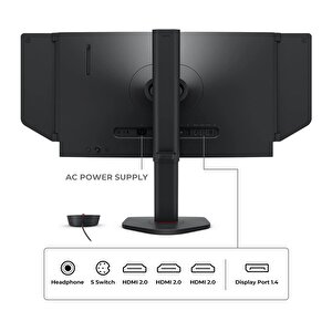Benq Zowie 24.1" Xl2566xplus 0,5ms 400hz 3xhdmi+1xdp Freesync Dyac Fast Tn Pi̇vot + Espor Oyuncu Moni̇tör