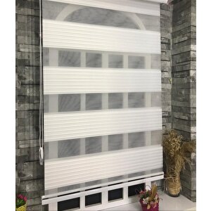 Pliseli Stor Zebra Perde Ekru Stb481-d 120x200 cm