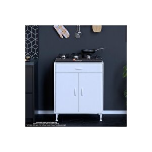 Birce Xxl-75 X 87 X 48 Cm Kapaklı Set Ocak Altı Çok Amaçlı Mutfak & Banyo Dolabı