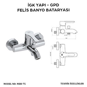 İgk Yapi - Gpd Mbb75 Feli̇s Banyo Bataryasi