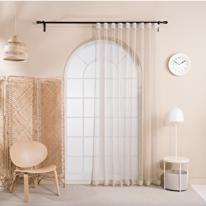 Kare Petekli Tül Perde - Ütü Istemez- Sık S Pile Dikim 350x250 cm