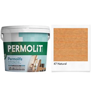 Permolife Su Bazlı Parlak Ahşap Vernik - Natural - 0.75 Lt.