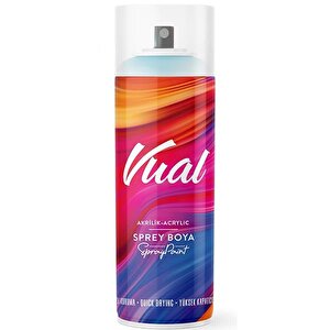 Vual Akrilik Sprey Boya Mavi̇ Parlak 400 Ml - Ral5010